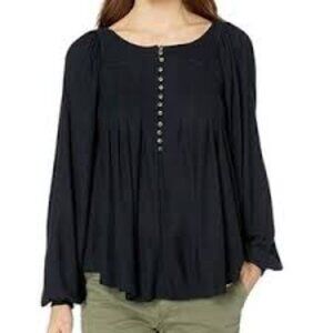 Free People NWT Cool Meadow long sleeve blouse